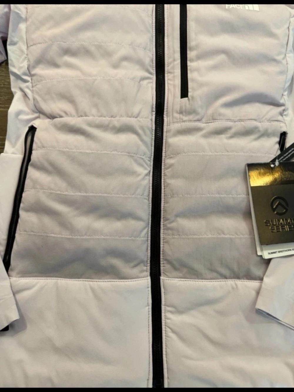 Women’s Small Summit Series North Face Breithorn 50/50 Hybrd Jacket Lavender Fog - Picture 3 of 8